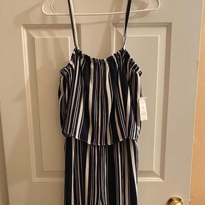 Striped jumpsuit